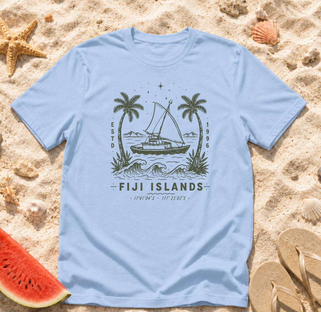 Fiji Islands Sailboat T-Shirt