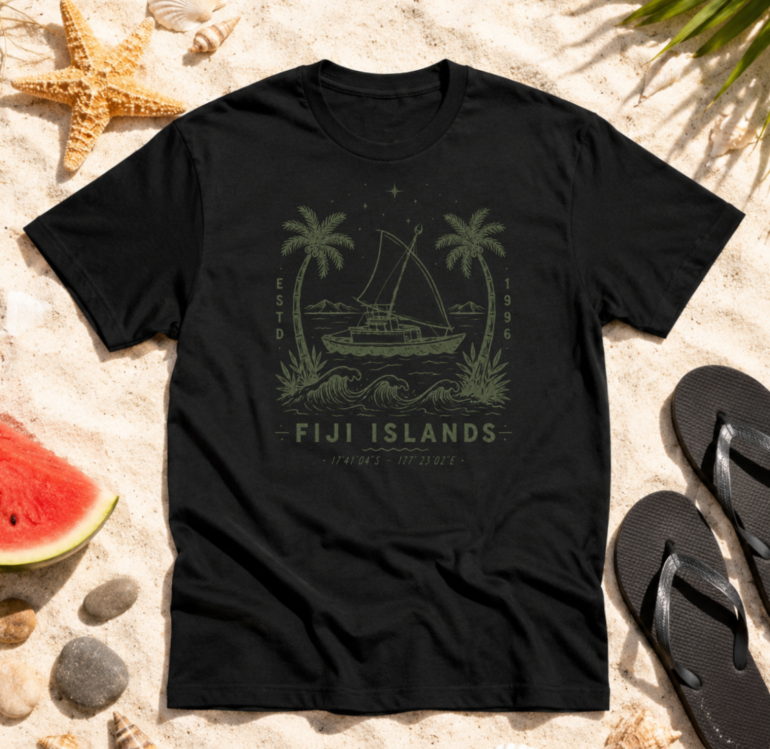 Fiji Islands Sailboat T-Shirt