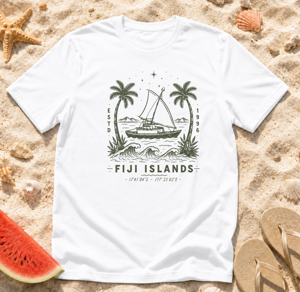Fiji Islands Sailboat T-Shirt