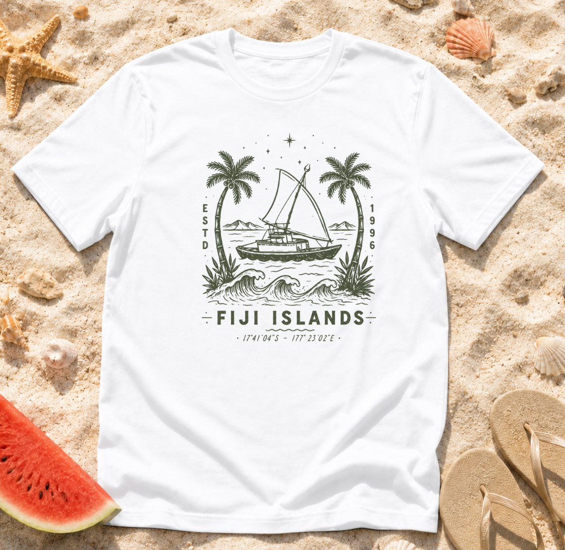Fiji Islands Sailboat T-Shirt