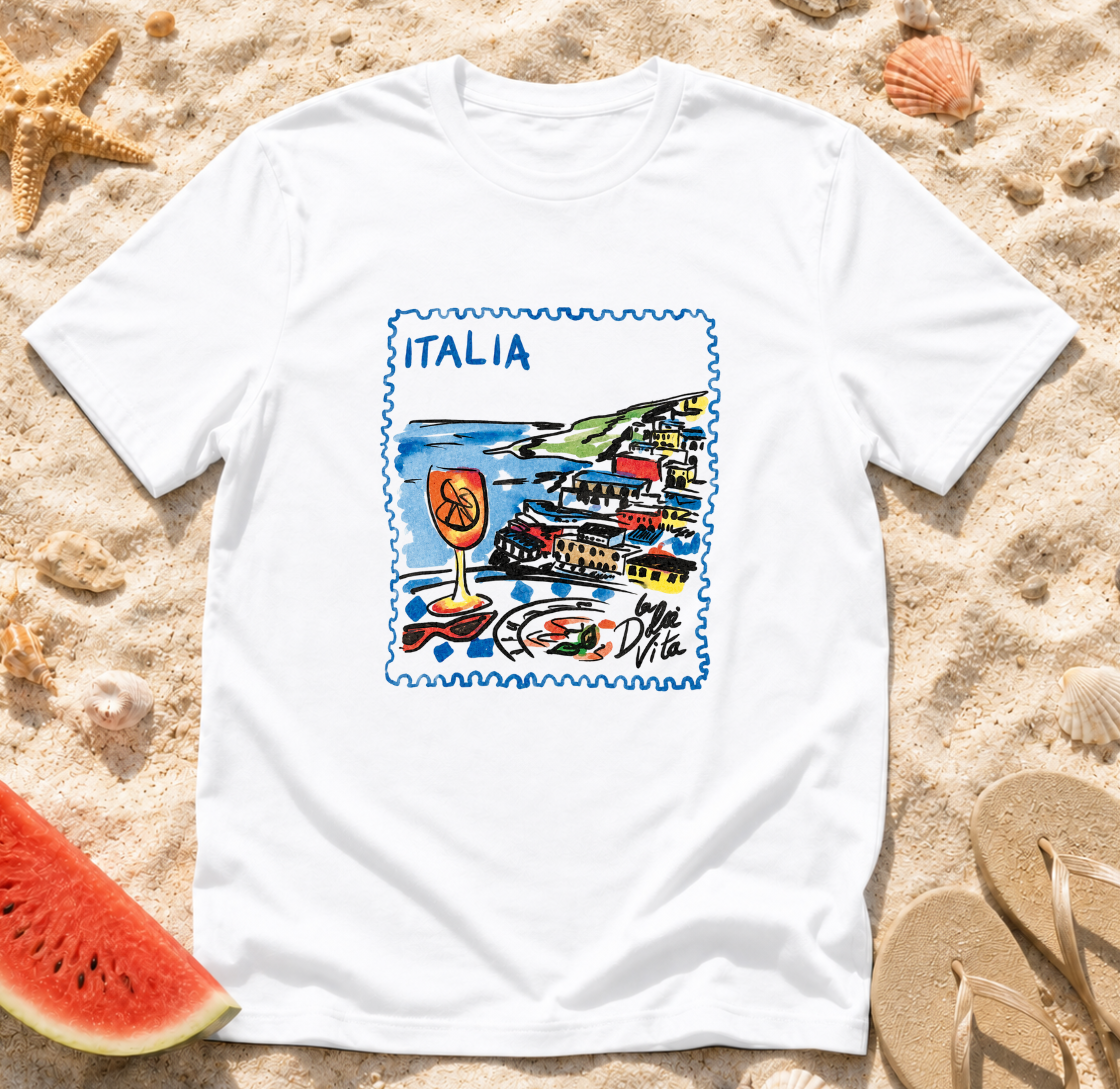 Italia Postcard T-Shirt
