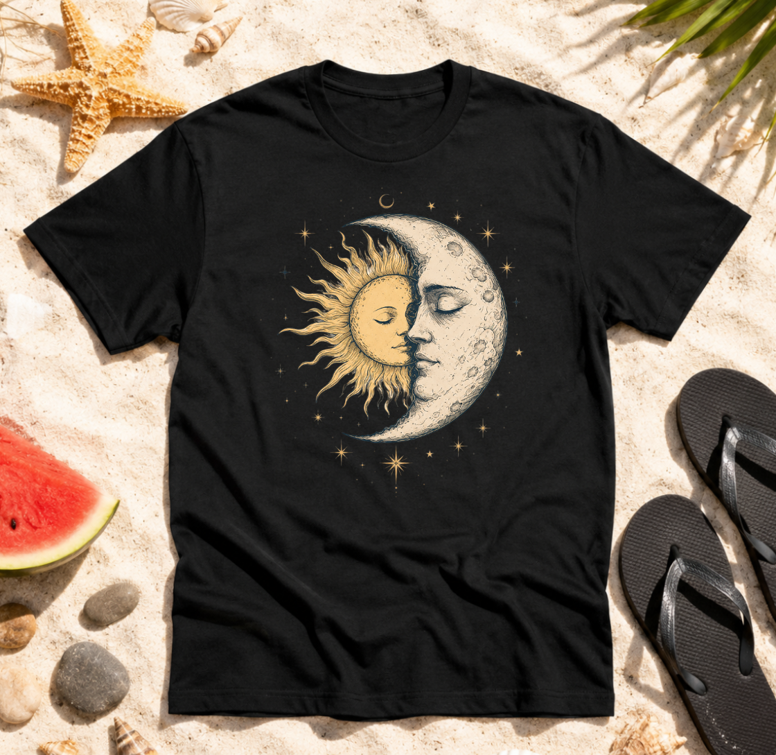 Celestial Sun and Moon T-Shirt