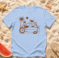 Beach Motorcycle Sidecar T-Shirt