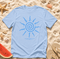 Blue Sun Spiral T-Shirt