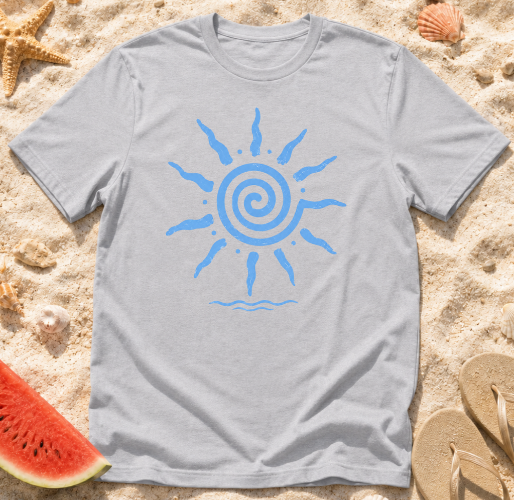Blue Sun Spiral T-Shirt