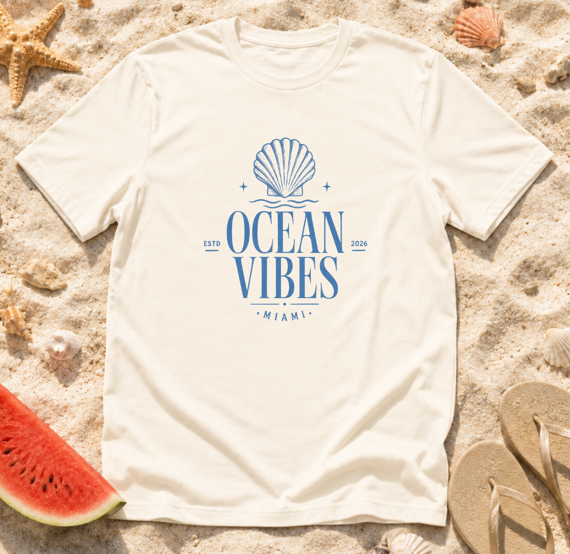 Ocean Vibes Shell T-Shirt