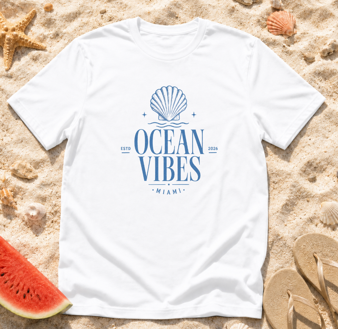 Ocean Vibes Shell T-Shirt