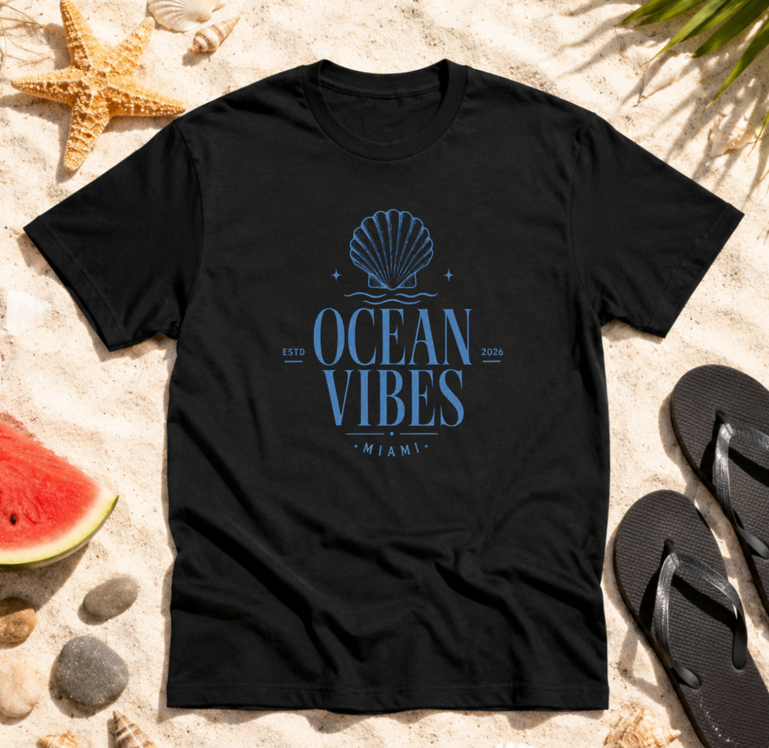 Ocean Vibes Shell T-Shirt