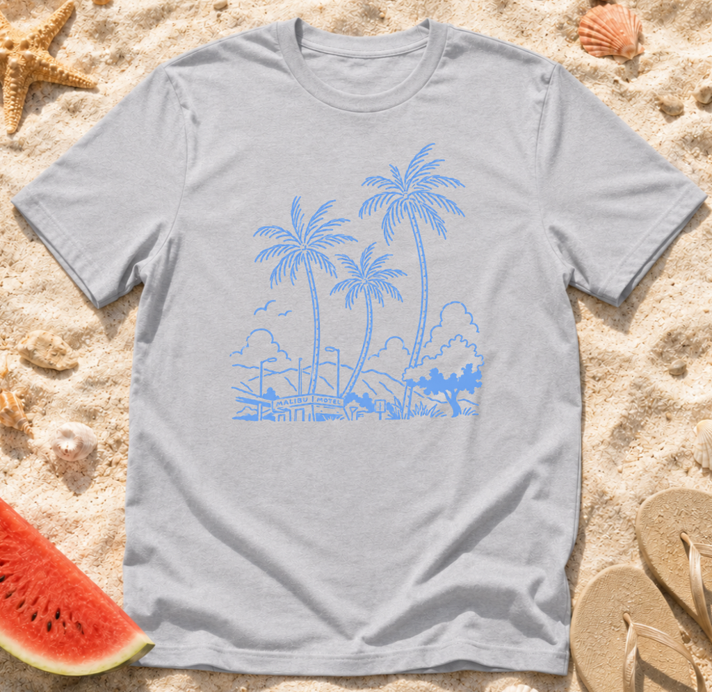 Palm Trees and Shoreline T-Shirt