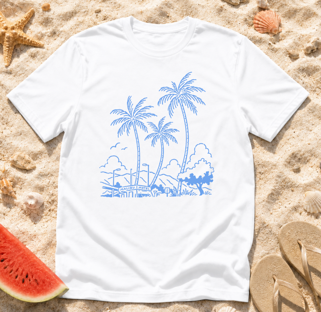 Palm Trees and Shoreline T-Shirt