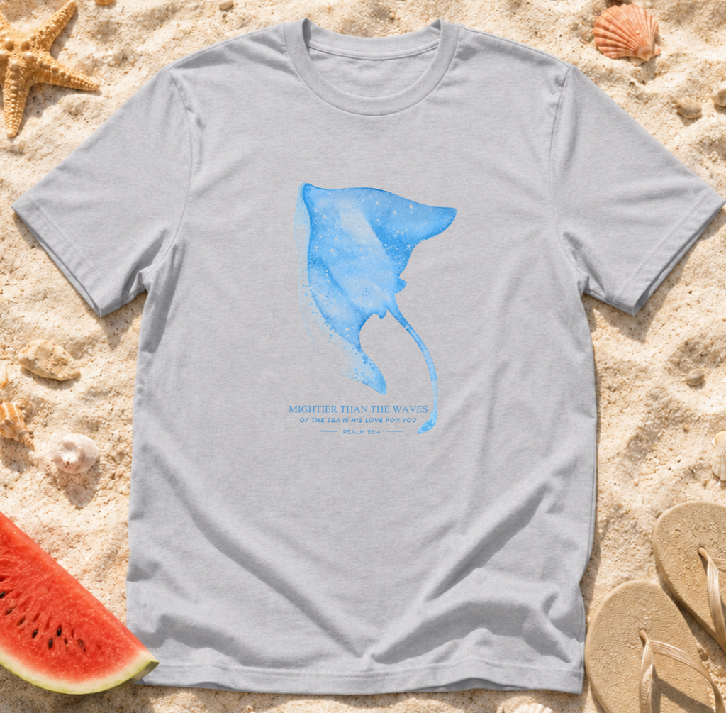 Manta Ray Watercolor T-Shirt