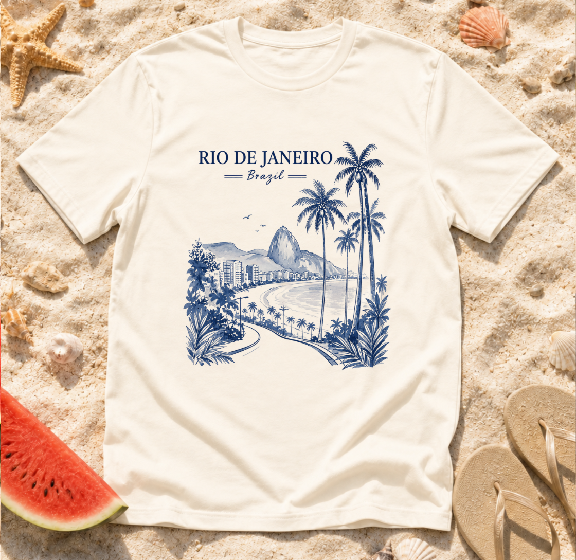 Rio de Janeiro Scenic Beach T-Shirt