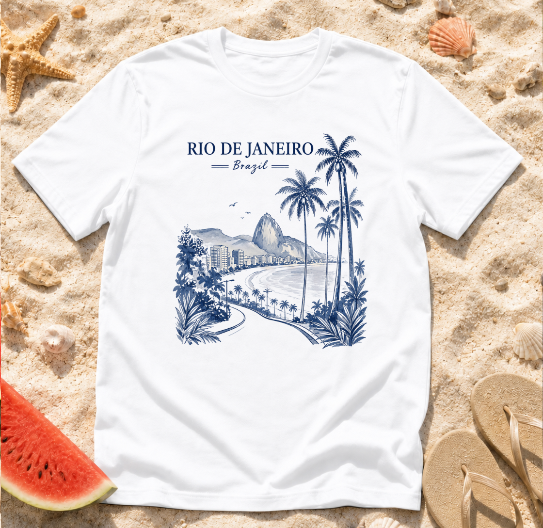 Rio de Janeiro Scenic Beach T-Shirt