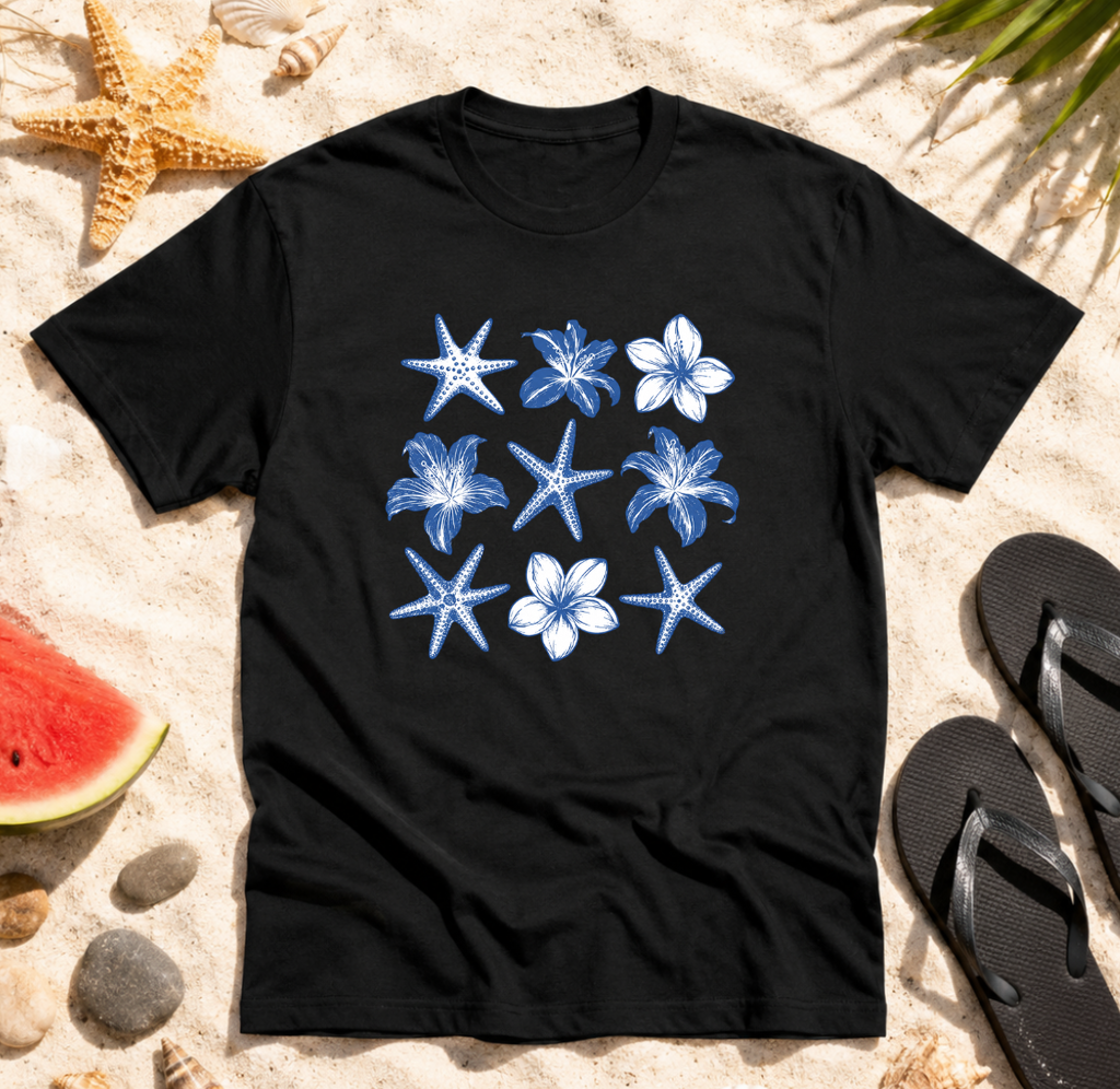 Starfish and Blossoms T-Shirt