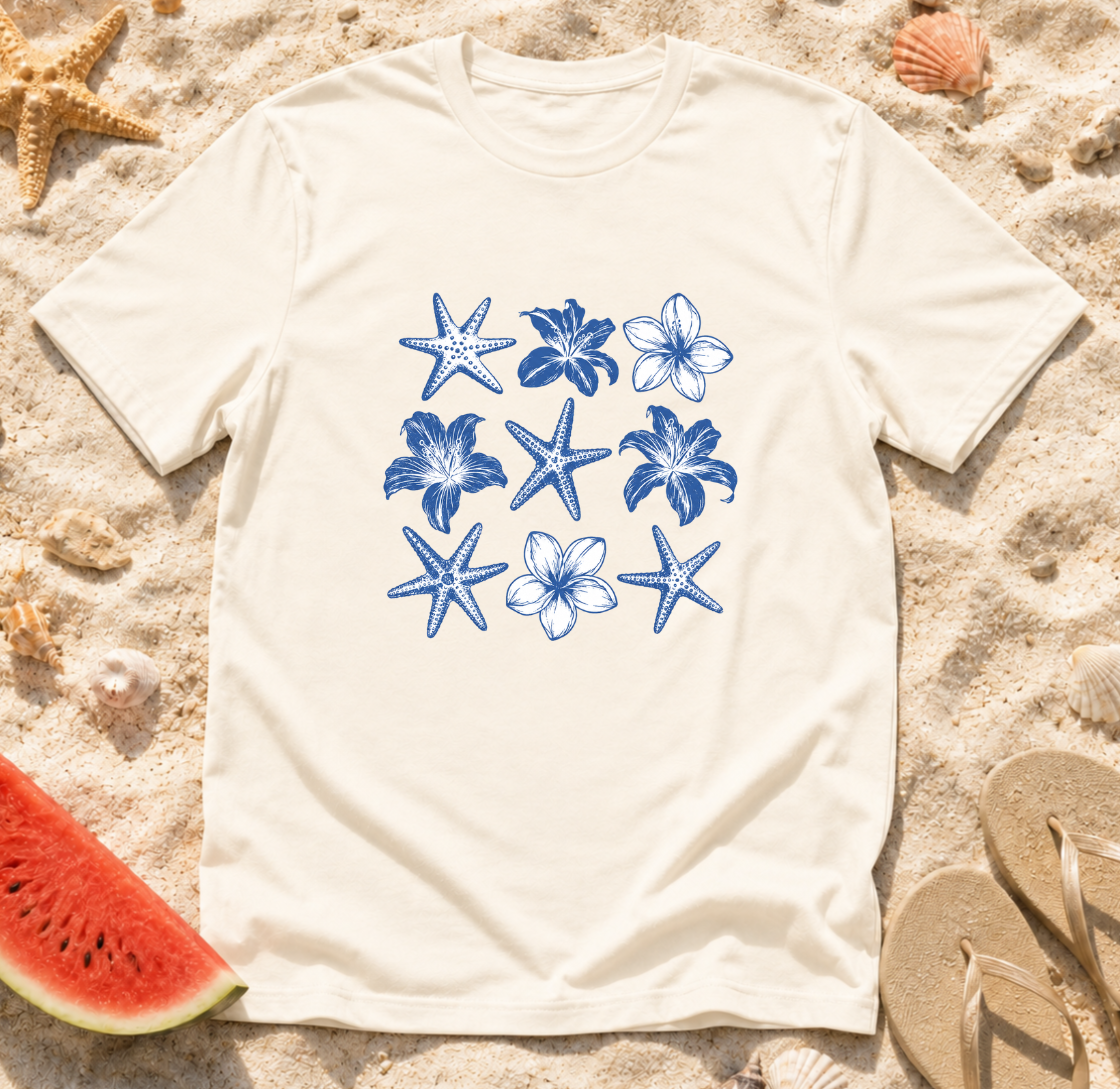 Starfish and Blossoms T-Shirt