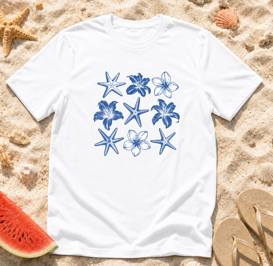 Starfish and Blossoms T-Shirt