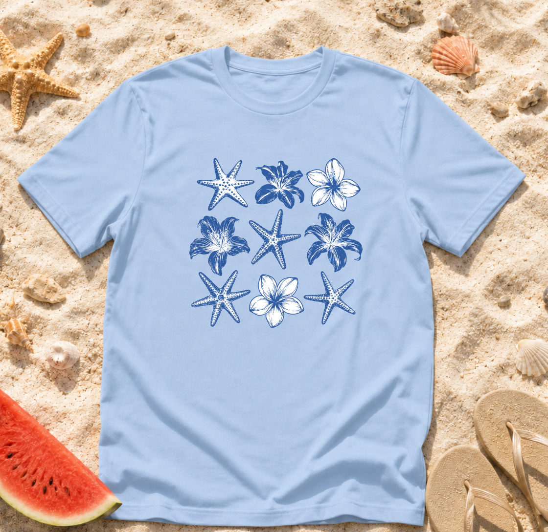Starfish and Blossoms T-Shirt