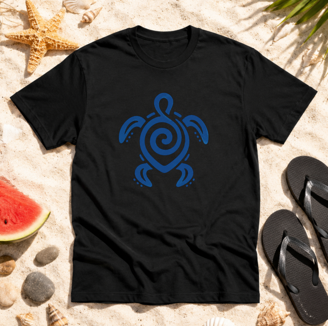 Nautical Tribal Turtle T-Shirt