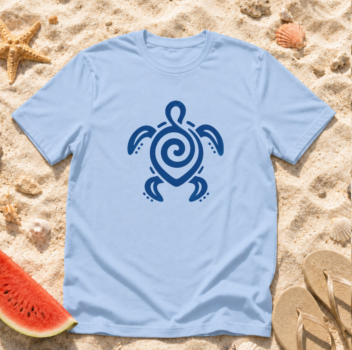 Nautical Tribal Turtle T-Shirt