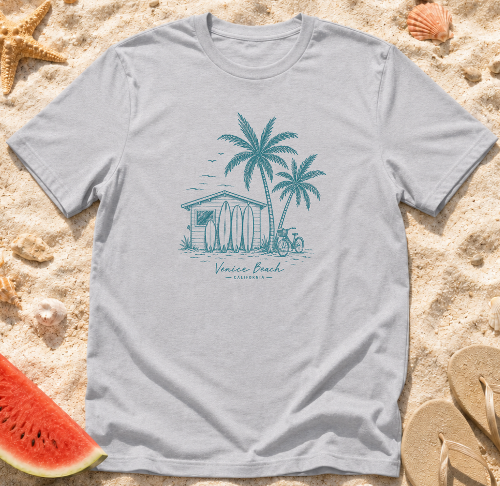 Vintage Surf Shack Venice Beach T-Shirt