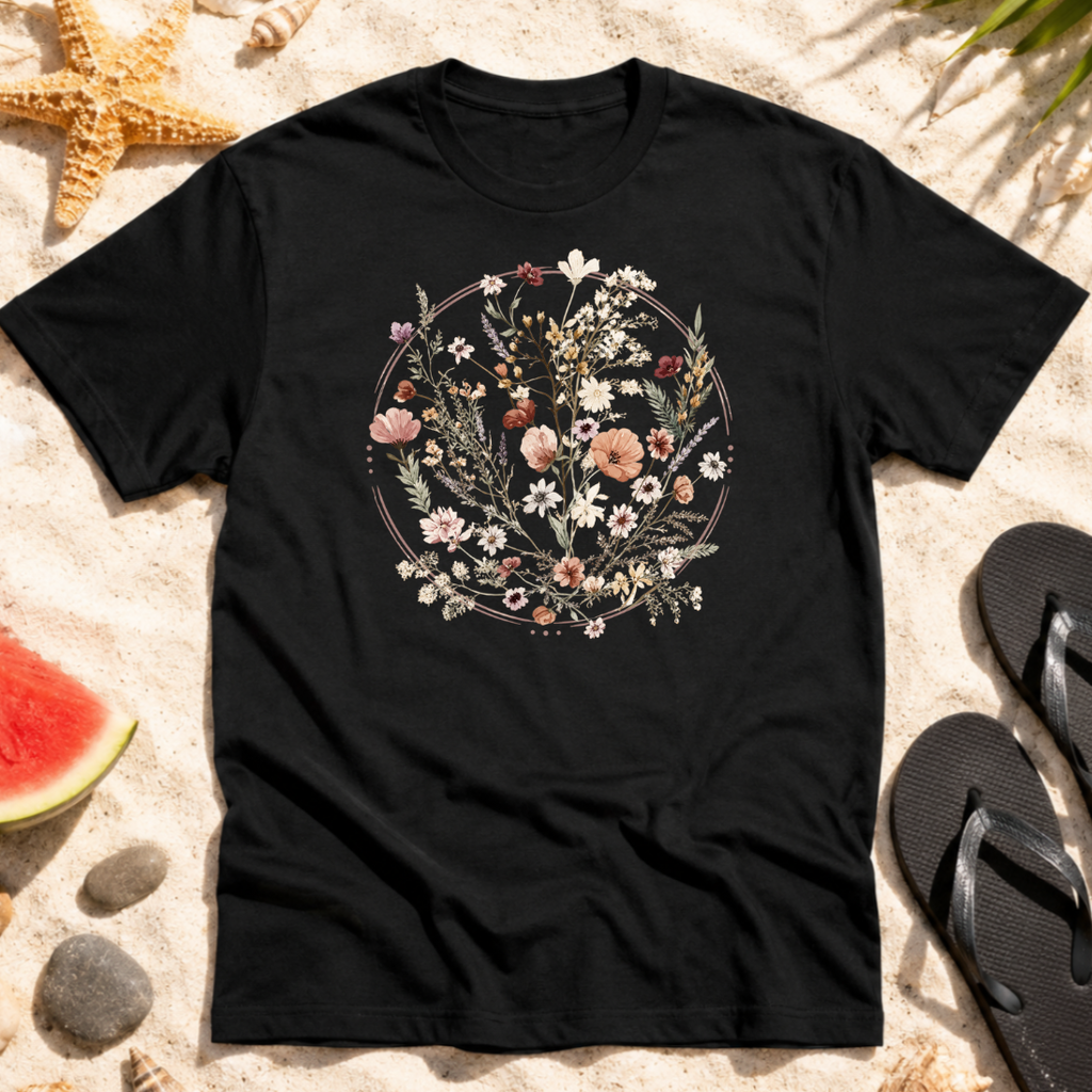 Floral Wreath T-Shirt