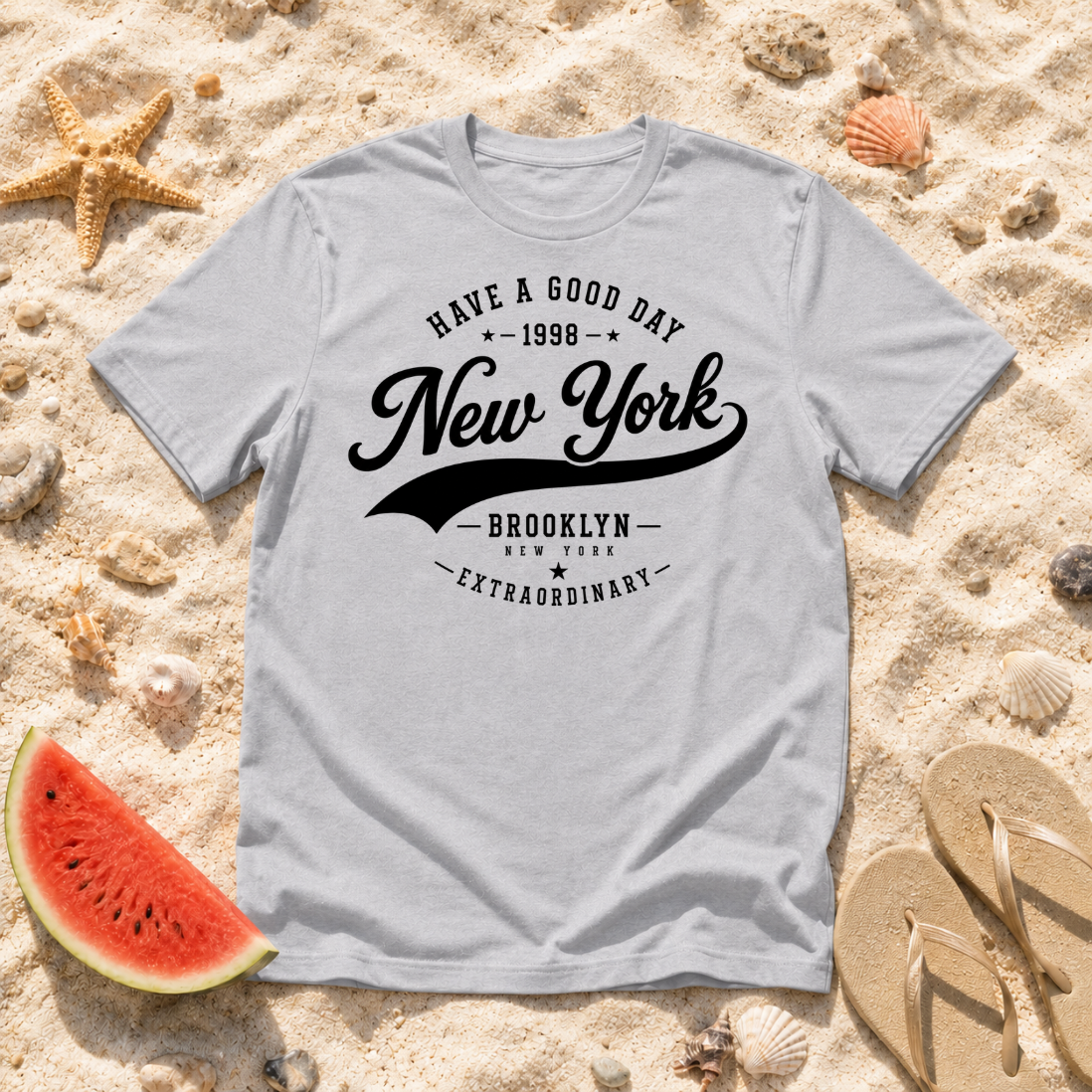 New York Brooklyn Have a Good Day T-Shirt