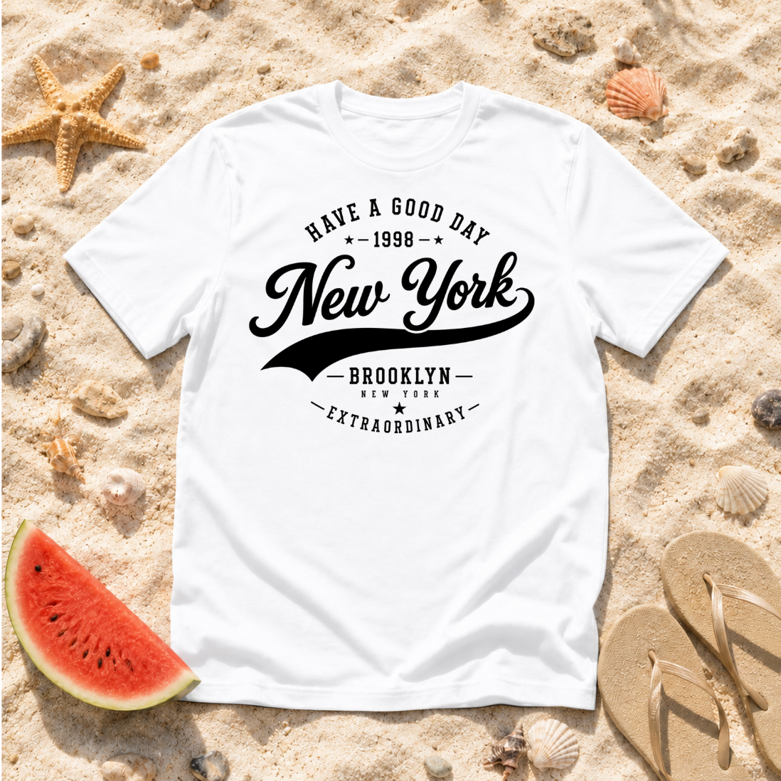 New York Brooklyn Have a Good Day T-Shirt