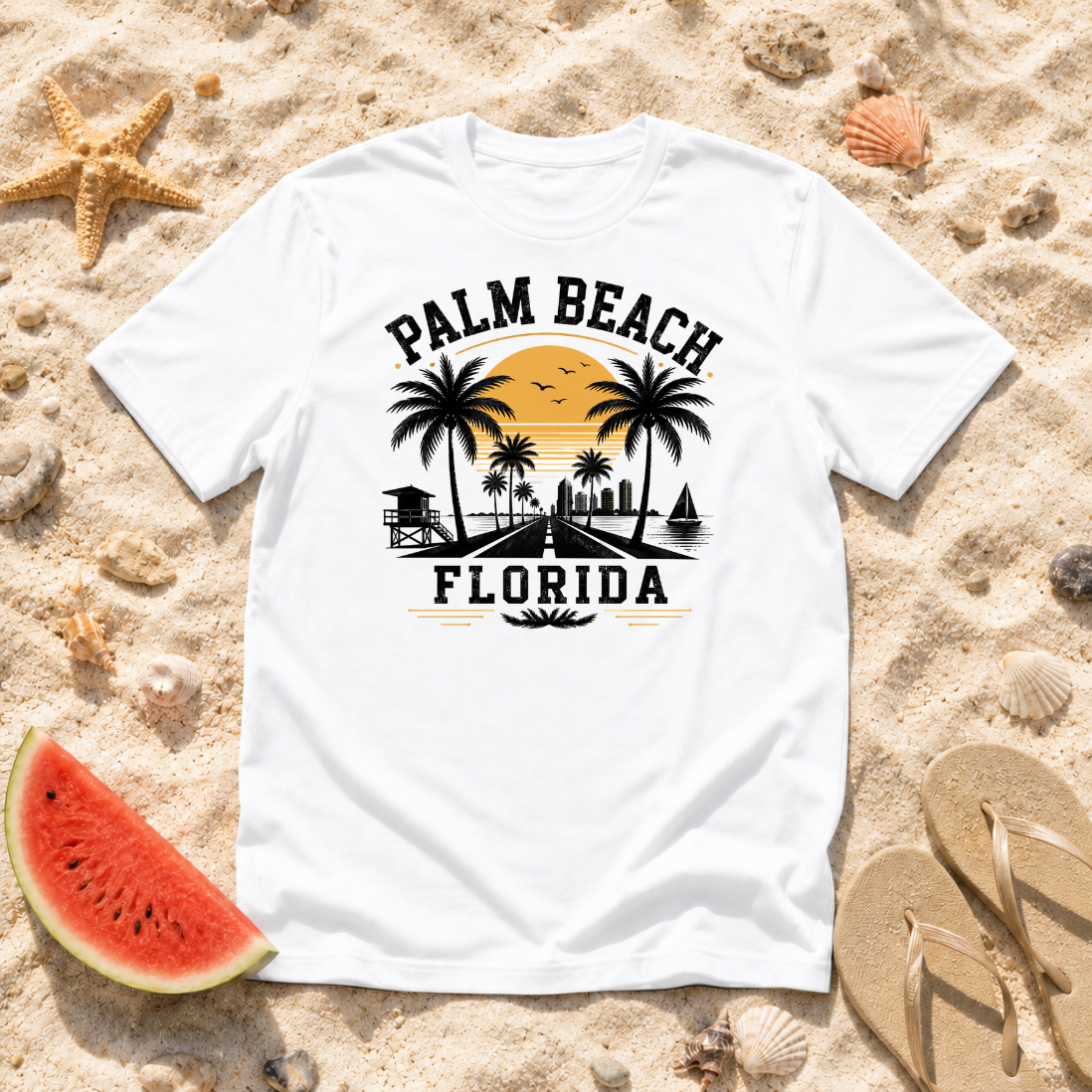 Palm Beach Florida Sunset T-Shirt