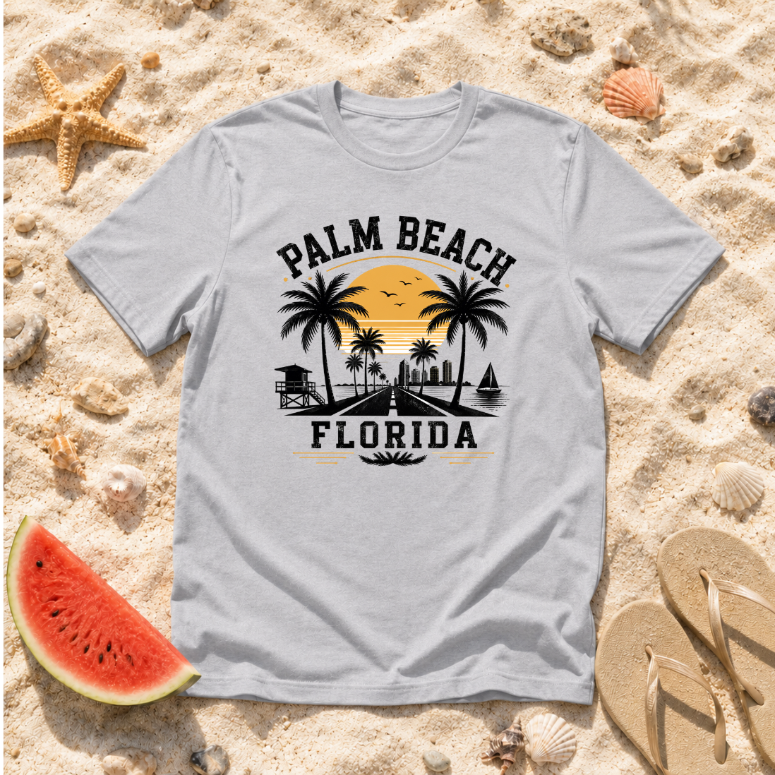 Palm Beach Florida Sunset T-Shirt