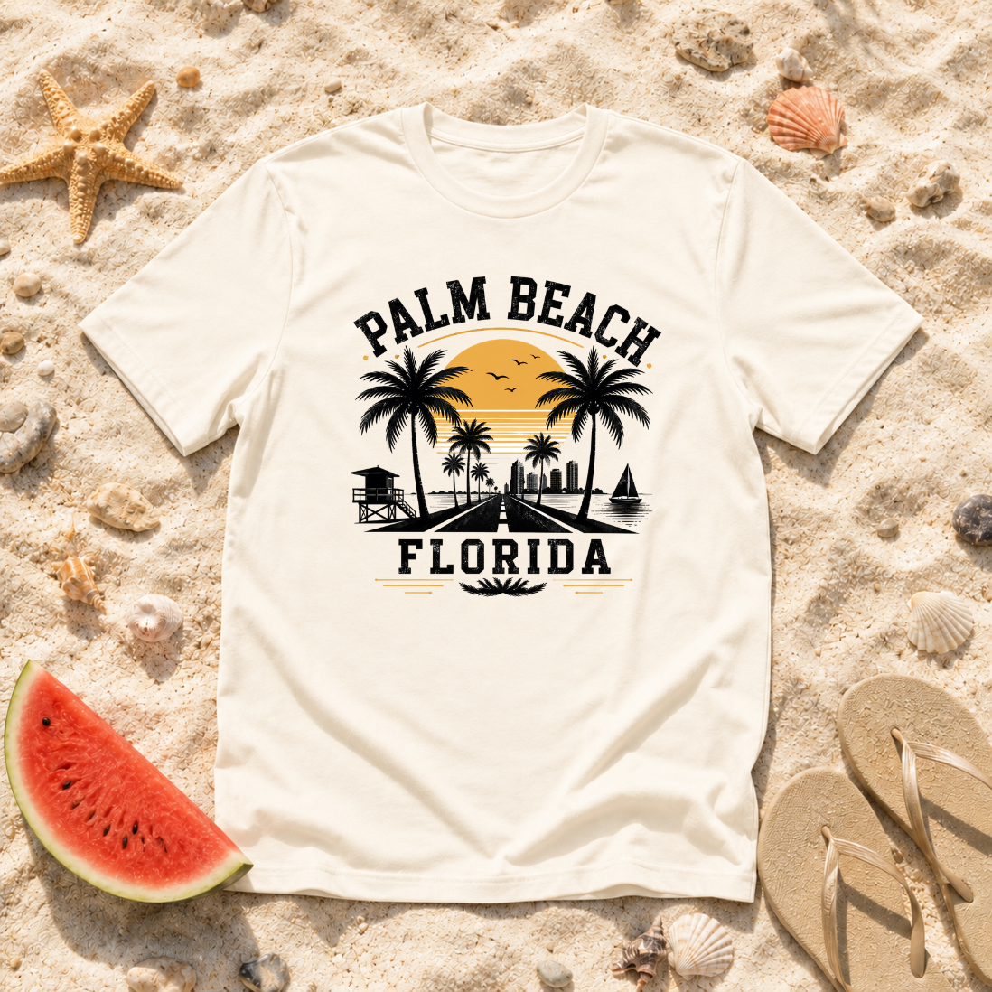 Palm Beach Florida Sunset T-Shirt