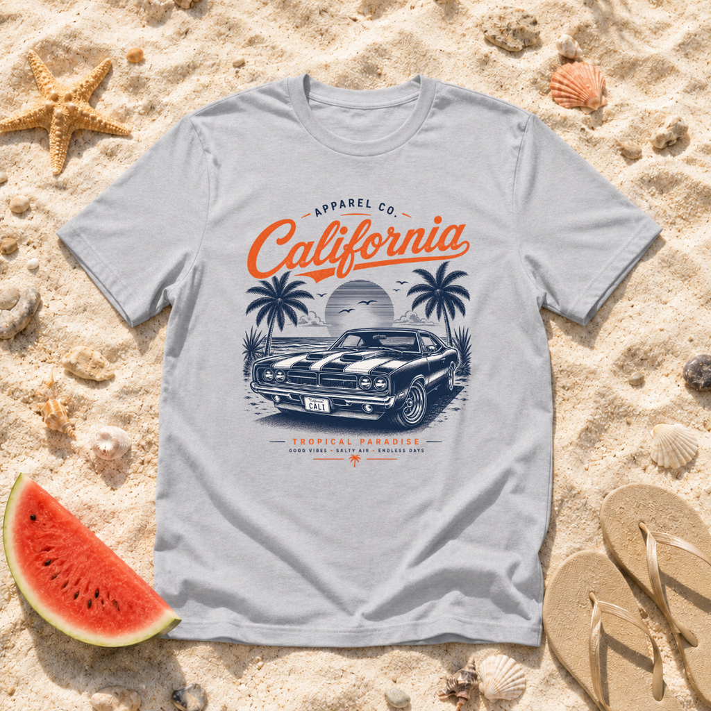 California Classic Muscle Car T-Shirt