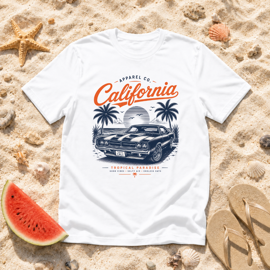 California Classic Muscle Car T-Shirt