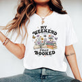 My Weekend Is Fully Booked Shirt, Book Lover T-Shirt, Funny Reader Tee, Bookworm Gift, Cozy Reading Shirt, Cute Bookish Tee