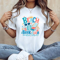 Beach Book Club Shirt, Summer Reading T-Shirt, Beach Lover Tee, Vacation Reader Shirt, Coastal Summer Tee, Book Lover Beach Shirt