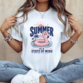 Summer Is A State Of Mind T-Shirt, Beach Vacation Retro Surf Tee, Coastal Vibes Shirt